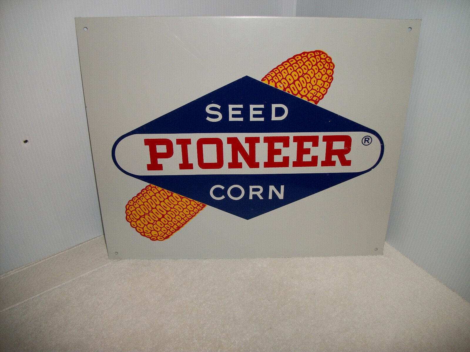 Pioneer Seed Corn Sign Metal