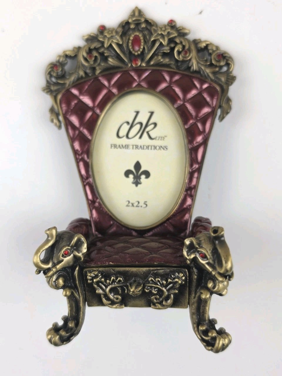 Vintage Ornate Throne Picture Frame Mini Gothic Baroque Red CBK Frame Traditions