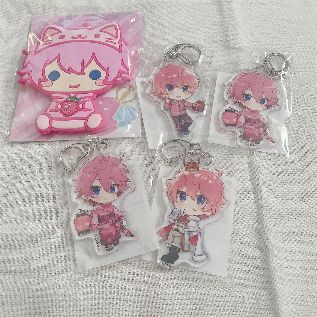 Satomi SutoPri Animal Mirror Keychain 4pc Unused 14+