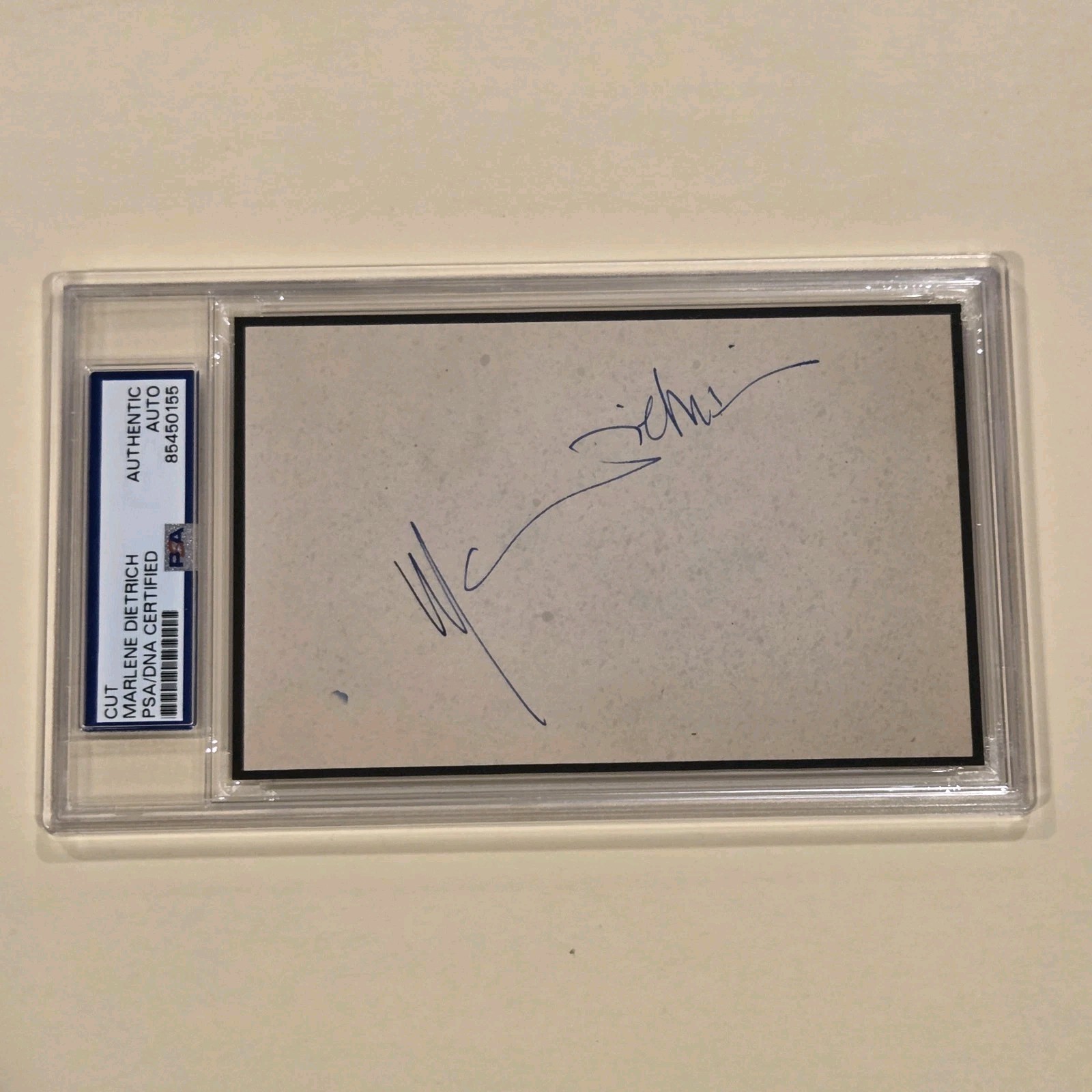 Marlene Dietrich Vintage Signed Actress PSA DNA Autograph Auto Shanghai Express