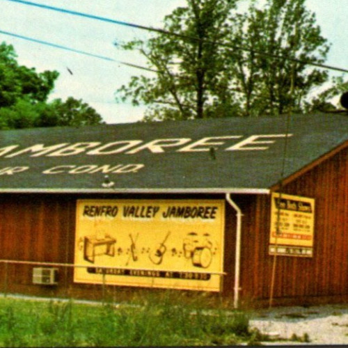 * VTG Postcard Renfro Valley Jamboree Red Barn KY Music Center c1970s