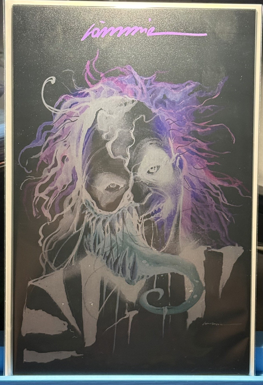 Venomized Beetlejuice Virgin METAL BigIV Exclusive SIGNED BY GORKEM DEMIR 