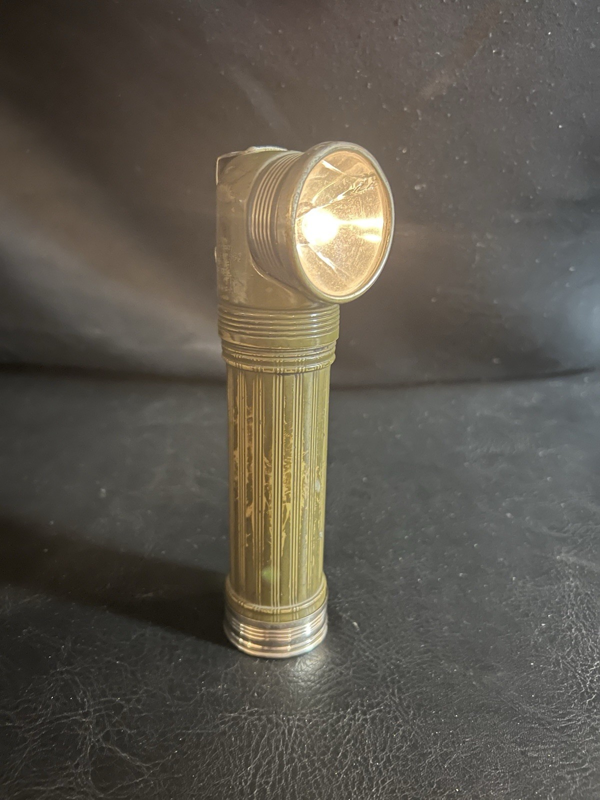 VTG 60s Eveready Official Boy Scouts of America Right Angle Metal Flashlight