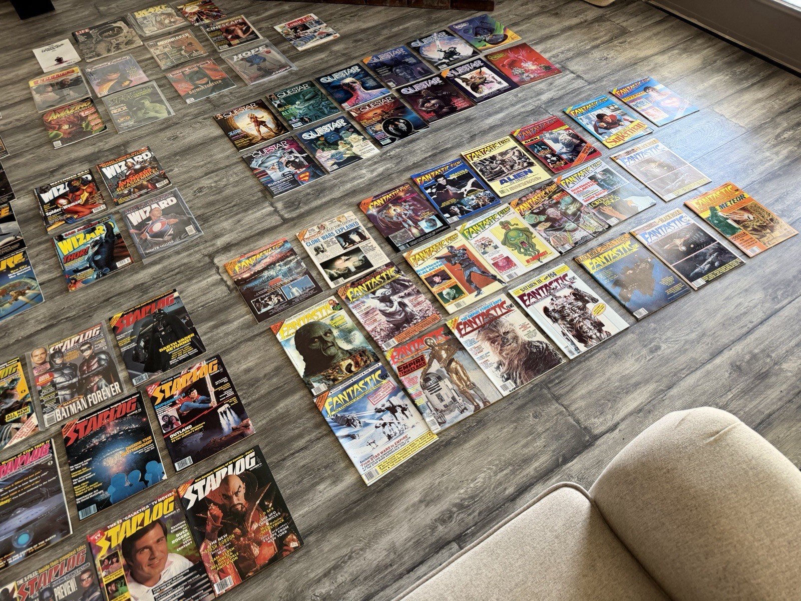 Vintage Magazine Lot Future, Questar, Fantastic Films, Starlog, Wizard
