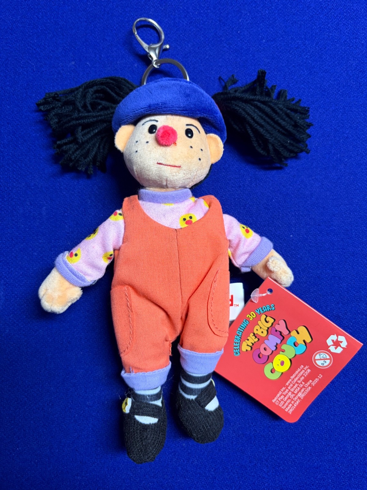 Retrokid The Big Comfy Couch Loonette Plush Bag Charm Keychain NEW