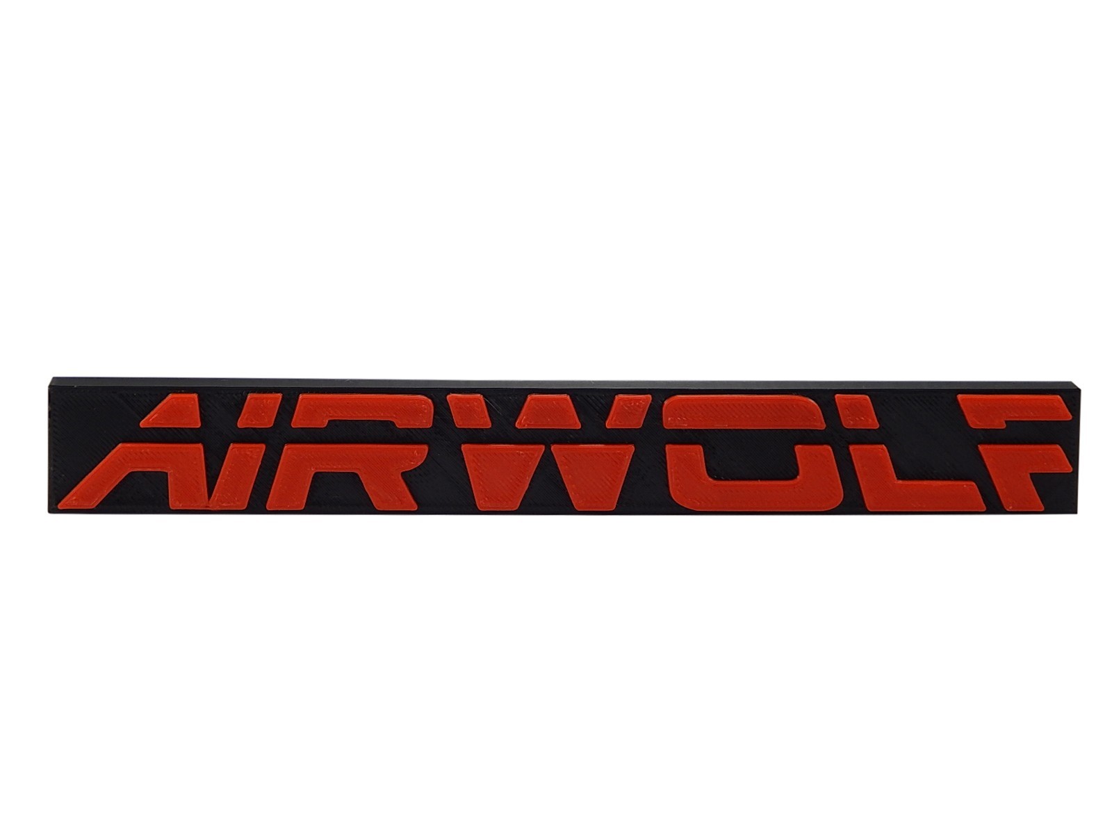Airwolf TV Show 3D Logo Sign Display Wall Desk Shelf Fan Art 8\ Airwolf TV Show 3D Logo Sign Display Wall Desk Shelf Fan Art 8\