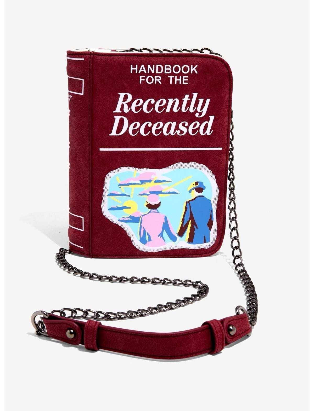 Beetlejuice Handbook for the Recently Deceased Crossbody Bag Bioworld Halloween