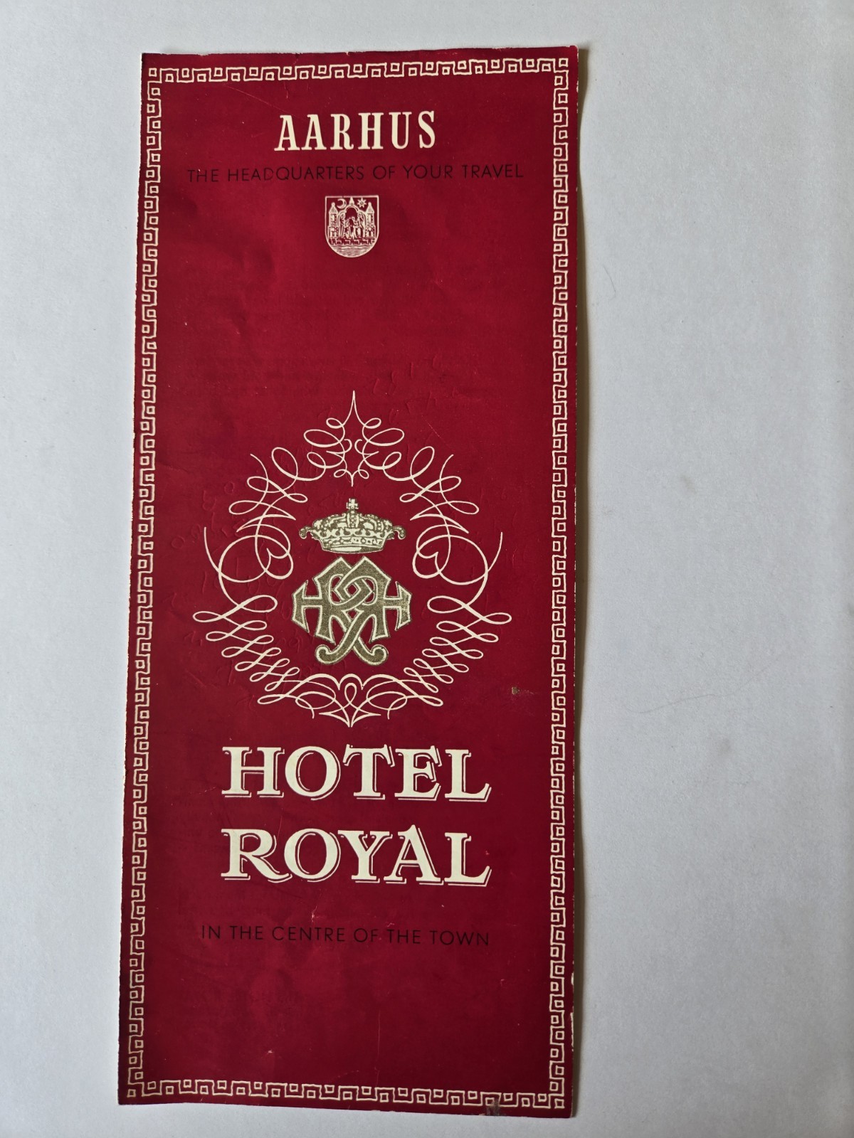 HOTEL ROYAL Aarhus Denmark Brochure and Price List 1961 HOTEL ROYAL Aarhus Denmark Brochure and Price List 1961