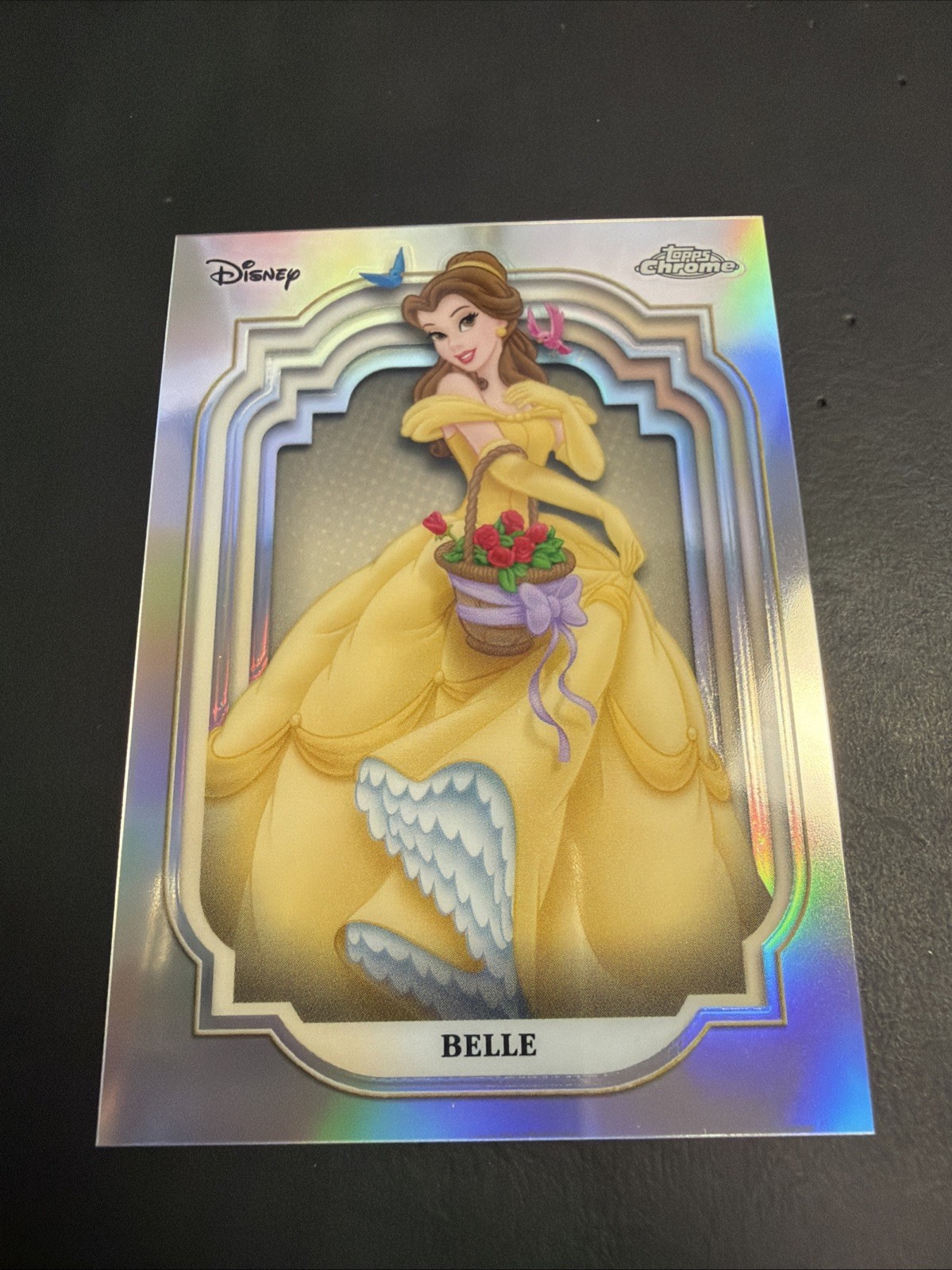 2024 Topps Chrome Disney Belle Refractor Princess Beauty And The Beast