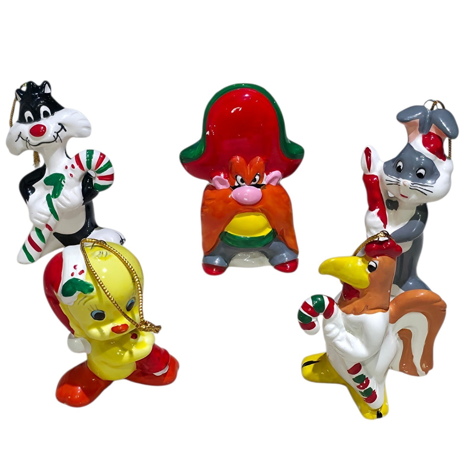 Vtg 1978 1979 Looney Tunes Ceramic Ornaments Lot Dave Grossman Bugs Sylvester...
