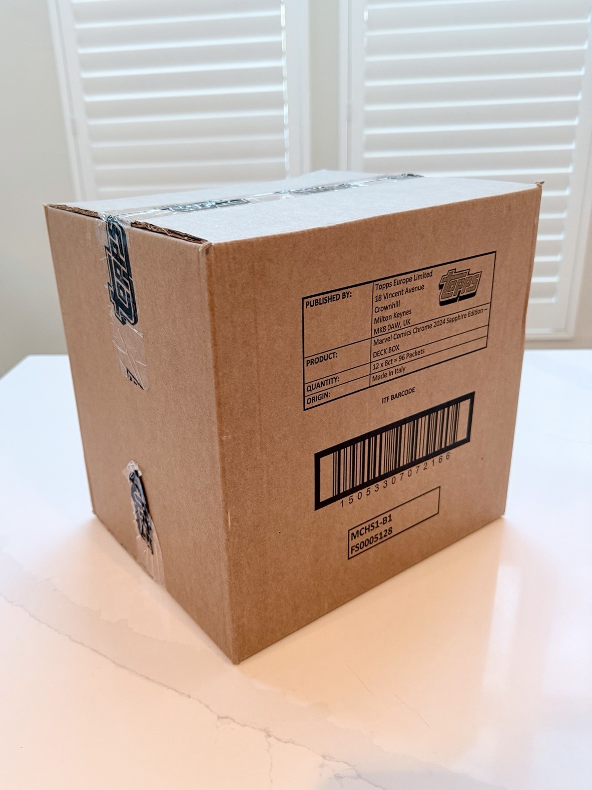 2024 Topps Marvel Chrome Sapphire 12 Box Hobby Case - SEALED 2024 Topps Marvel Chrome Sapphire 12 Box Hobby Case - SEALED