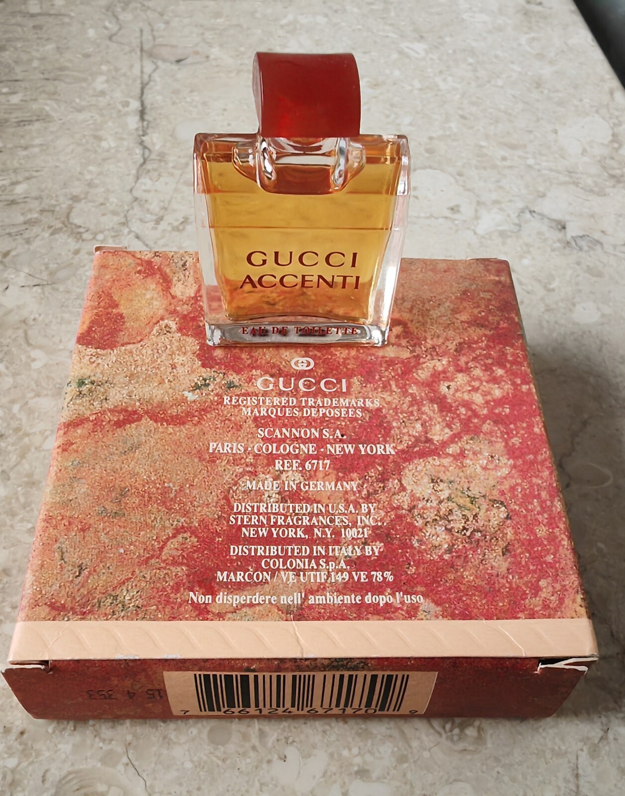 Gucci ACCENTI Miniature Mini Perfume 5ml Cute Vintage - Discontinued