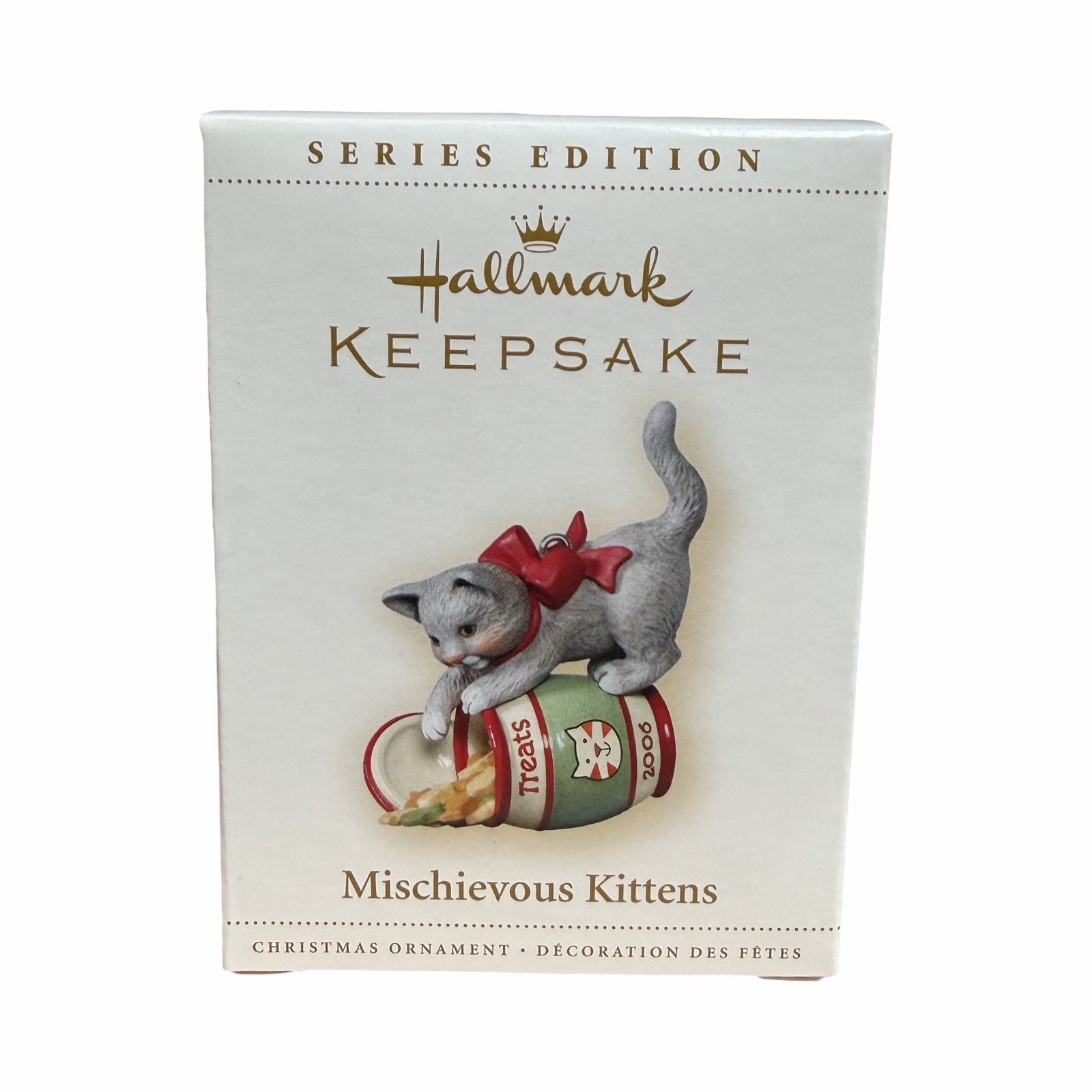2006 Hallmark Mischievous Kittens Ornament - 8th In Series - Cat Treats