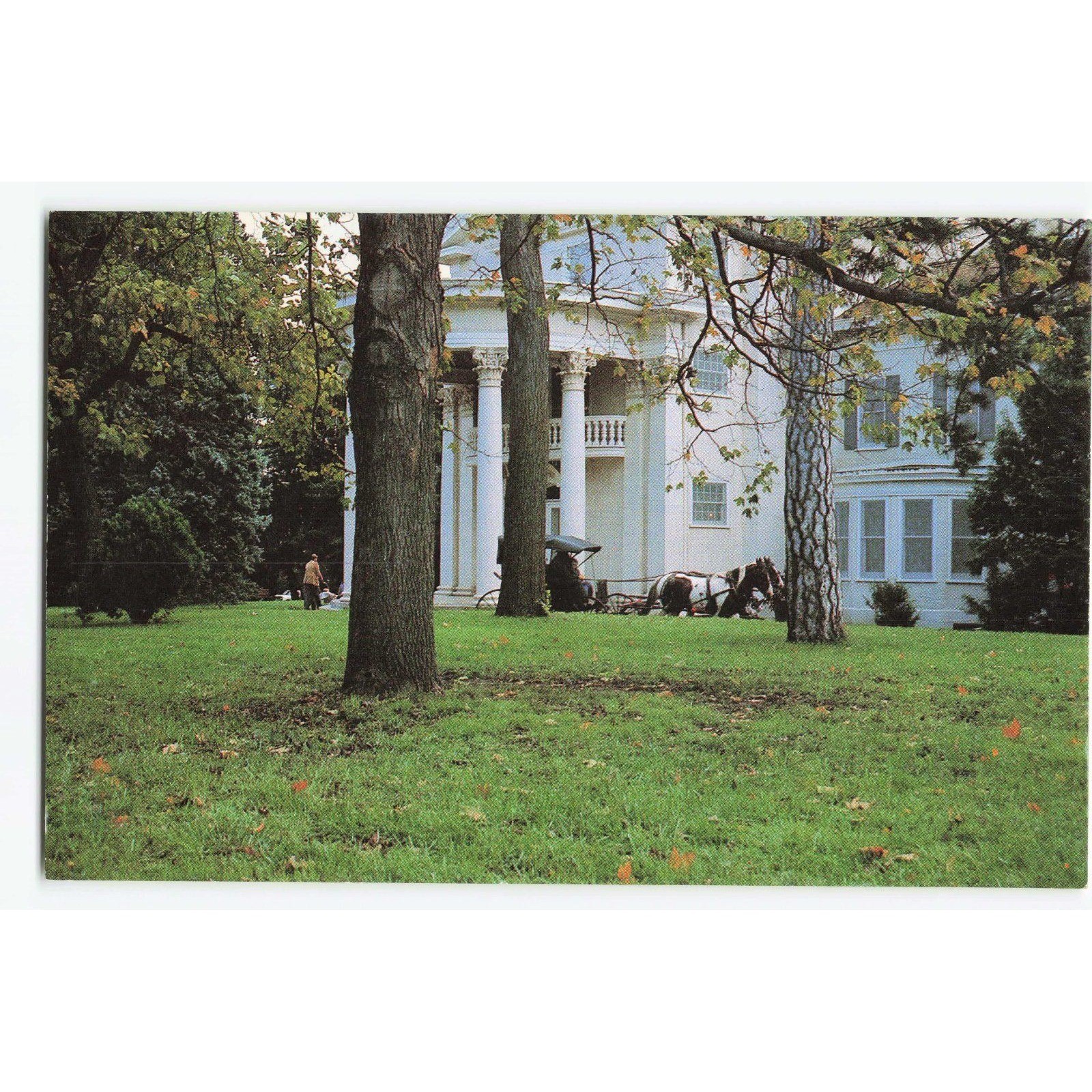 Arbor Lodge Mansion Nebraska City NE Postcard J Sterling Morton Arbor Day Park