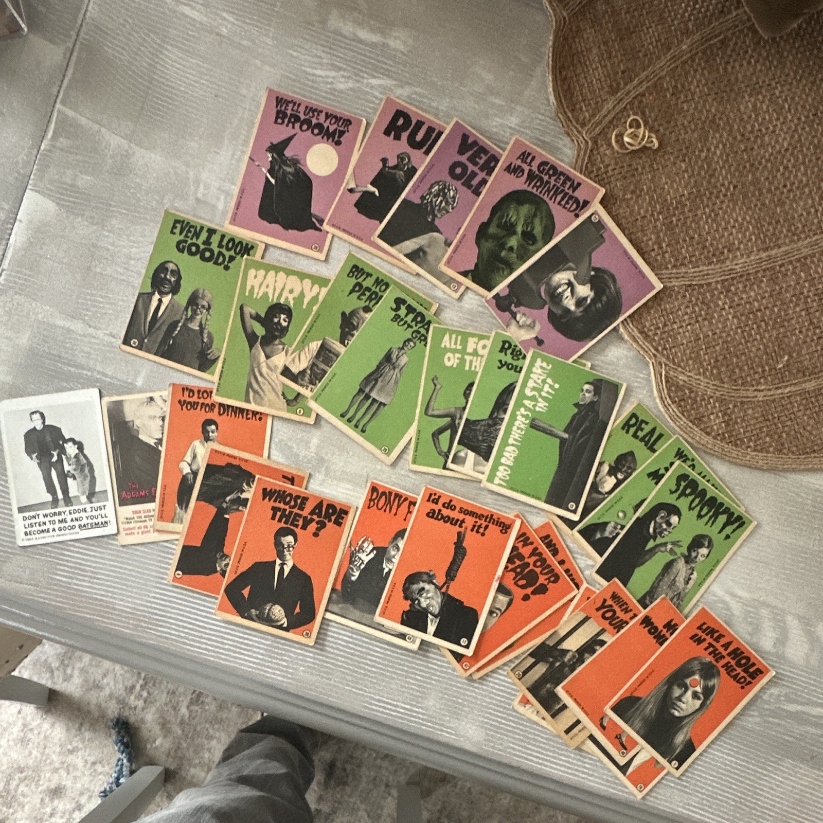 Vintage 1964-1965 Monster Trading Card Lot: Topps, Donruss Addams Family, Leaf M Vintage 1964-1965 Monster Trading Card Lot: Topps, Donruss Addams Family, Leaf M