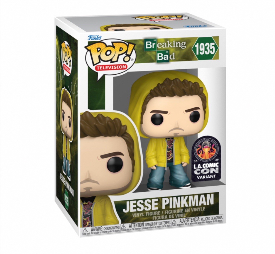 Funko Pop Jesse Pinkman LA Comic Con #1935 Breaking Bad Vinyl Figure Funko Pop Jesse Pinkman LA Comic Con #1935 Breaking Bad Vinyl Figure