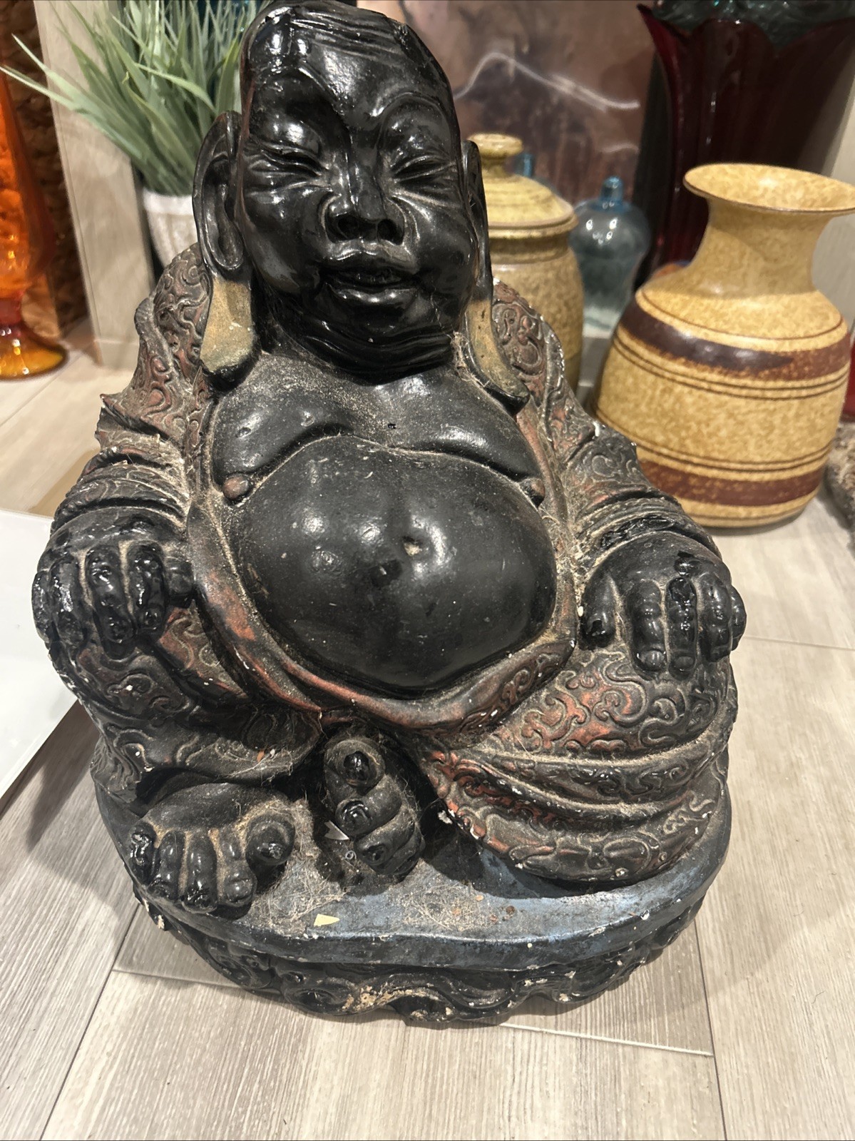 Vintage Budai (also known as the Laughing Buddha or Hotei) Vintage Budai (also known as the Laughing Buddha or Hotei)