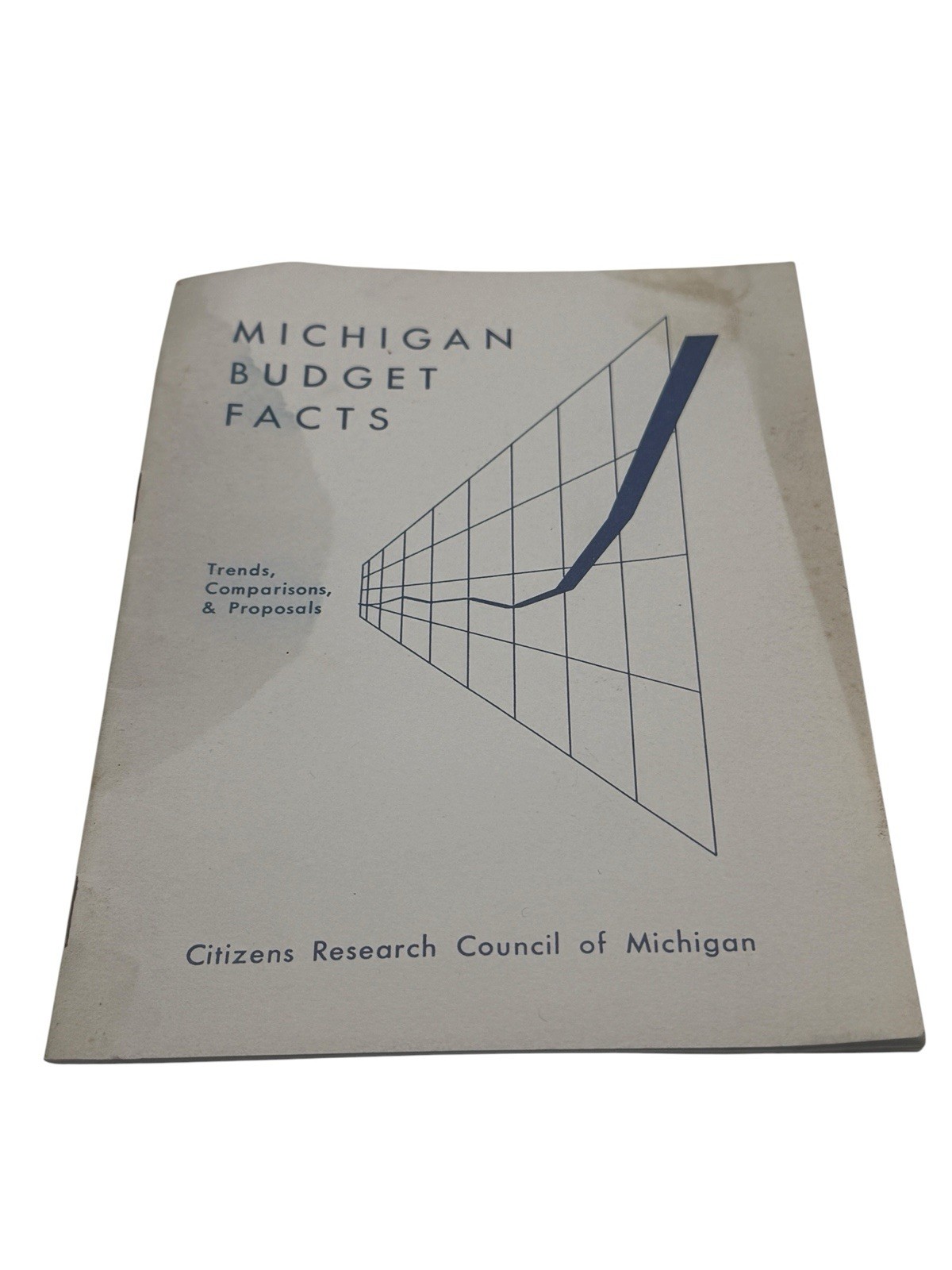 VTG 1959 Michigan Budget Facts Citizens Research Council Report Booklet VTG 1959 Michigan Budget Facts Citizens Research Council Report Booklet
