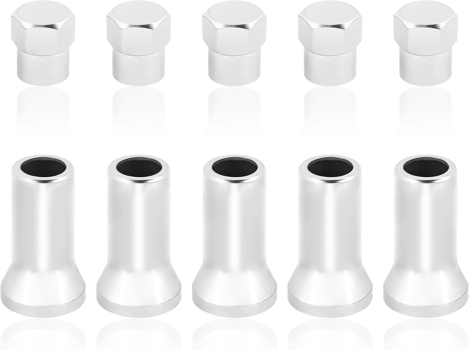 5 Sets TR414AC Chrome Valve Stem Caps Kit,Chrome Tire Valve Caps for Car Tire 5 Sets TR414AC Chrome Valve Stem Caps Kit,Chrome Tire Valve Caps for Car Tire