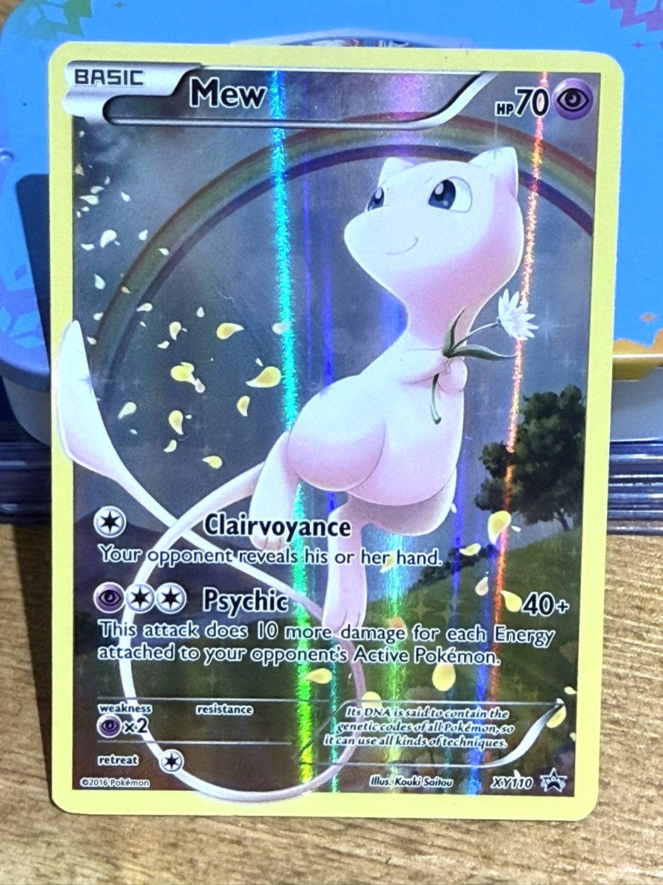 Pokémon TCG Mew XY110 Holo XY Black Star Promo NM