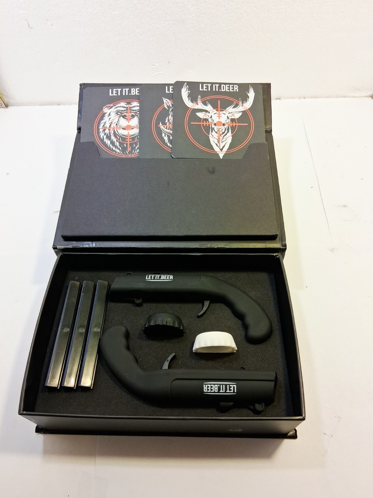 Let It. Beer Cap Gun Set Gift Let It. Beer Cap Gun Set Gift