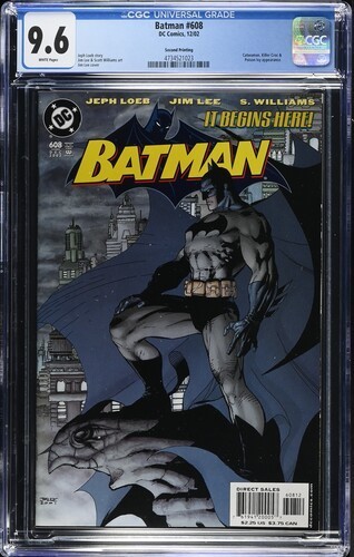 Batman #608 2nd Print Second Print CGC 9.8 DC Comics 2002