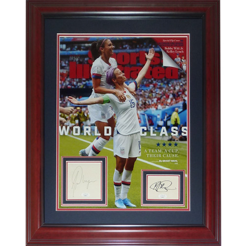 Alex Morgan And Megan Rapinoe Autographed US Womens Soccer World Cup Deluxe Fram Alex Morgan And Megan Rapinoe Autographed US Womens Soccer World Cup Deluxe Fram