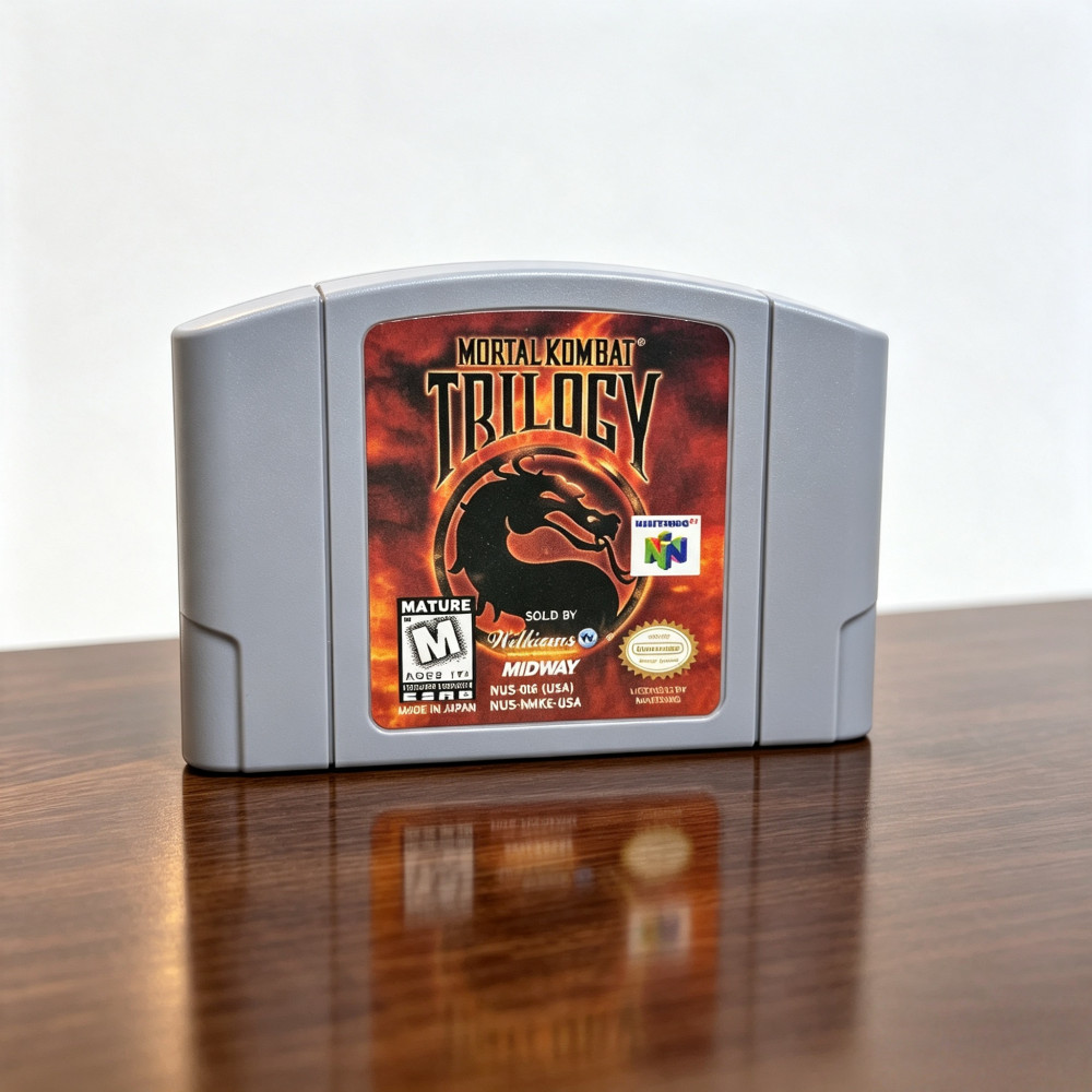 Mortal Kombat Trilogy Game Cartridge For Nintendo 64 N64 NTSC-US USA Version