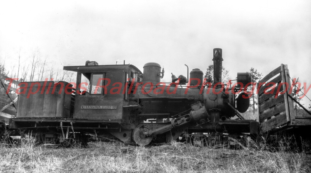 Champion Fibre Co. Climax #3 Fires Creek, NC. 1947 NEW 5X8 PHOTO