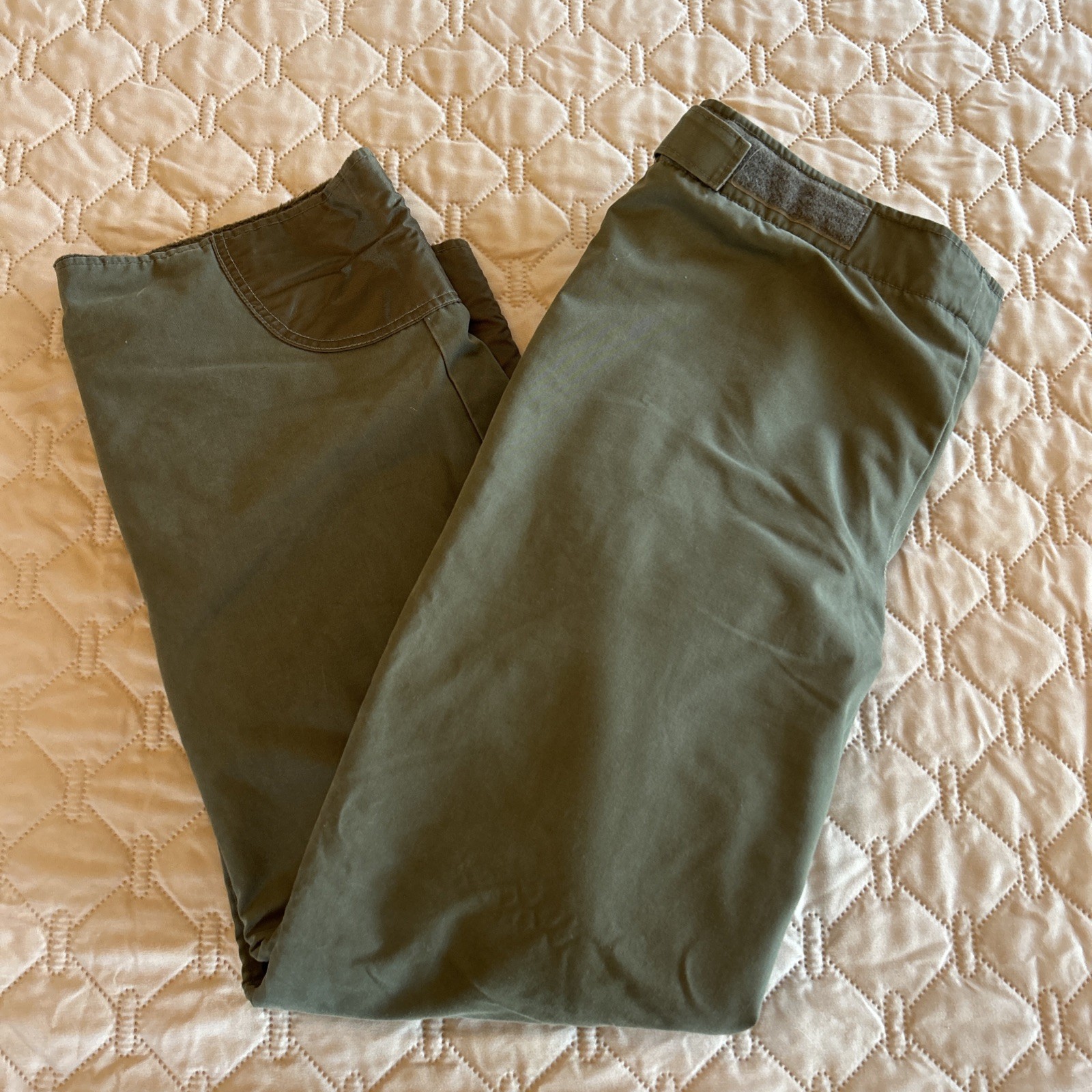 Scharrer Untergriesbach Men Military Green German Snow Pants GR5 Vintage 1987