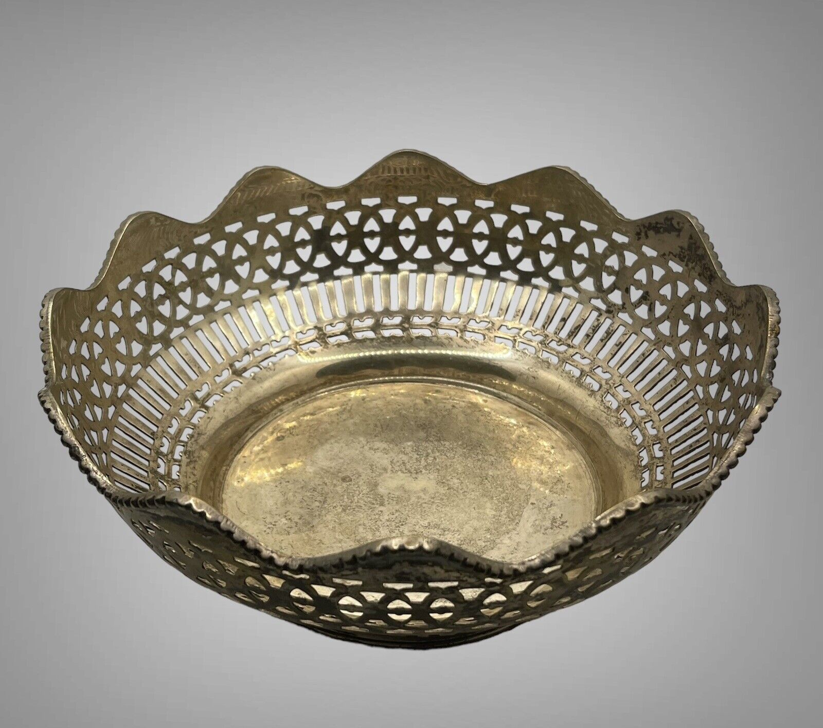 Vintage Ornate Pierced Bowl