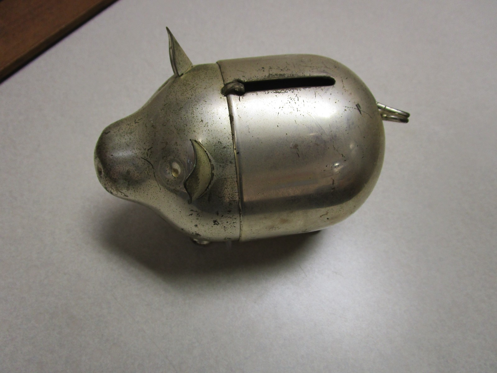 Vintage Napier Metal Piggy Bank Rare  About 4\