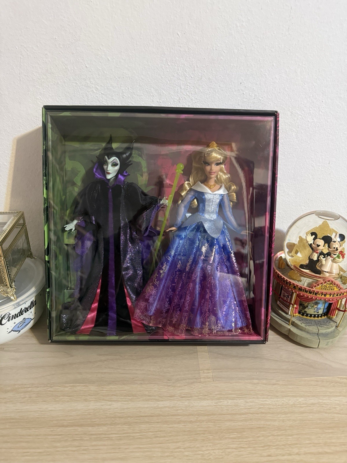 Disney Princess Collector Maleficent & Aurora Fashion Doll Set Mattel Disney Princess Collector Maleficent & Aurora Fashion Doll Set Mattel