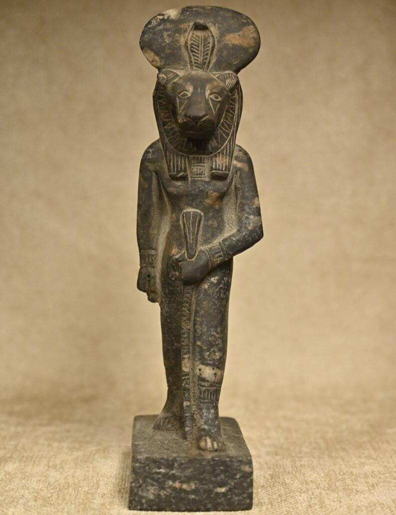 Authentic Ancient Egyptian Antique Rare Goddess Sekhmet Statue Figurine BC