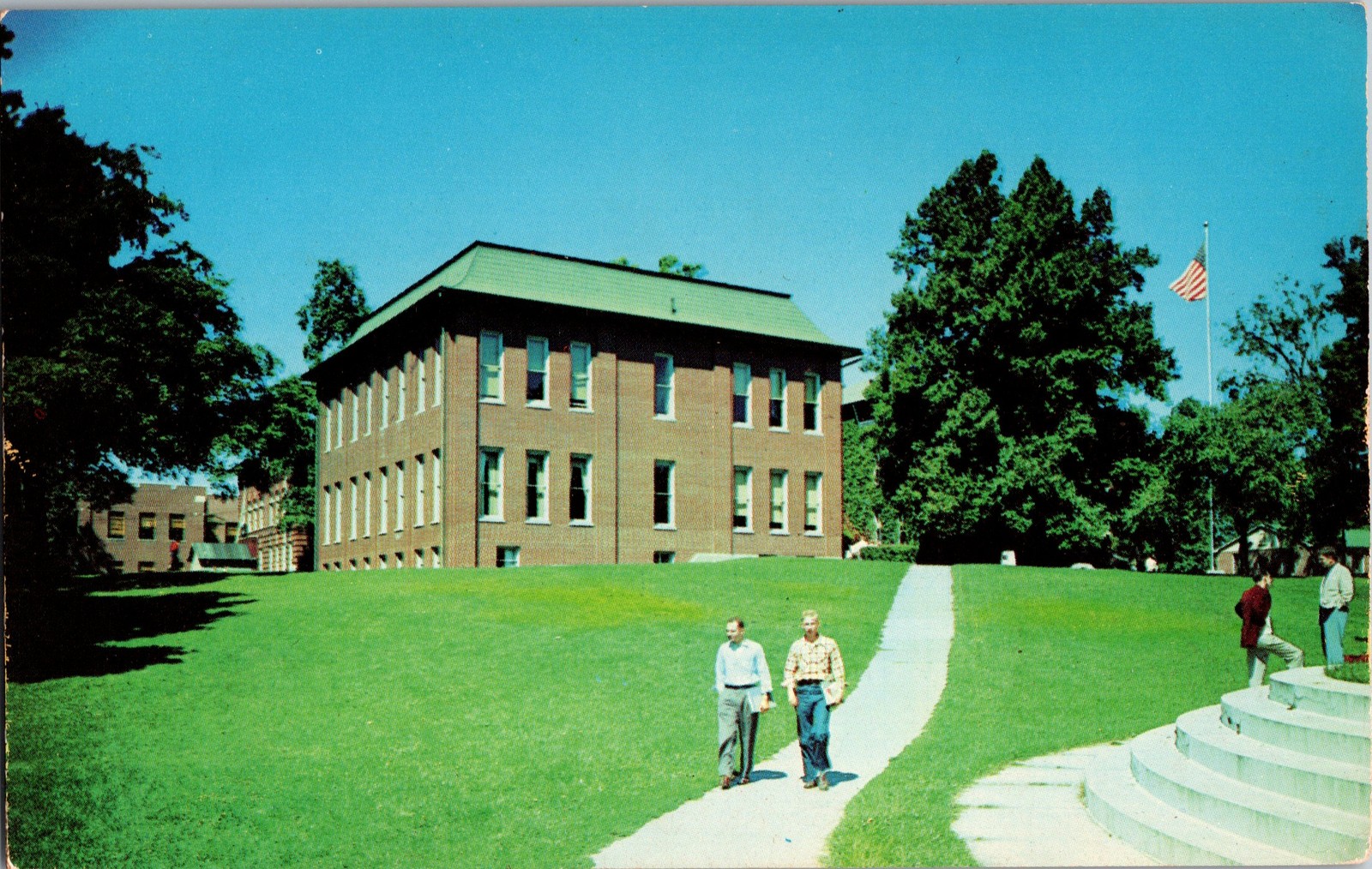 Vtg 1952 Tri-State College Angola Indiana Campus L. L. Cook Chrome Postcard Vtg 1952 Tri-State College Angola Indiana Campus L. L. Cook Chrome Postcard