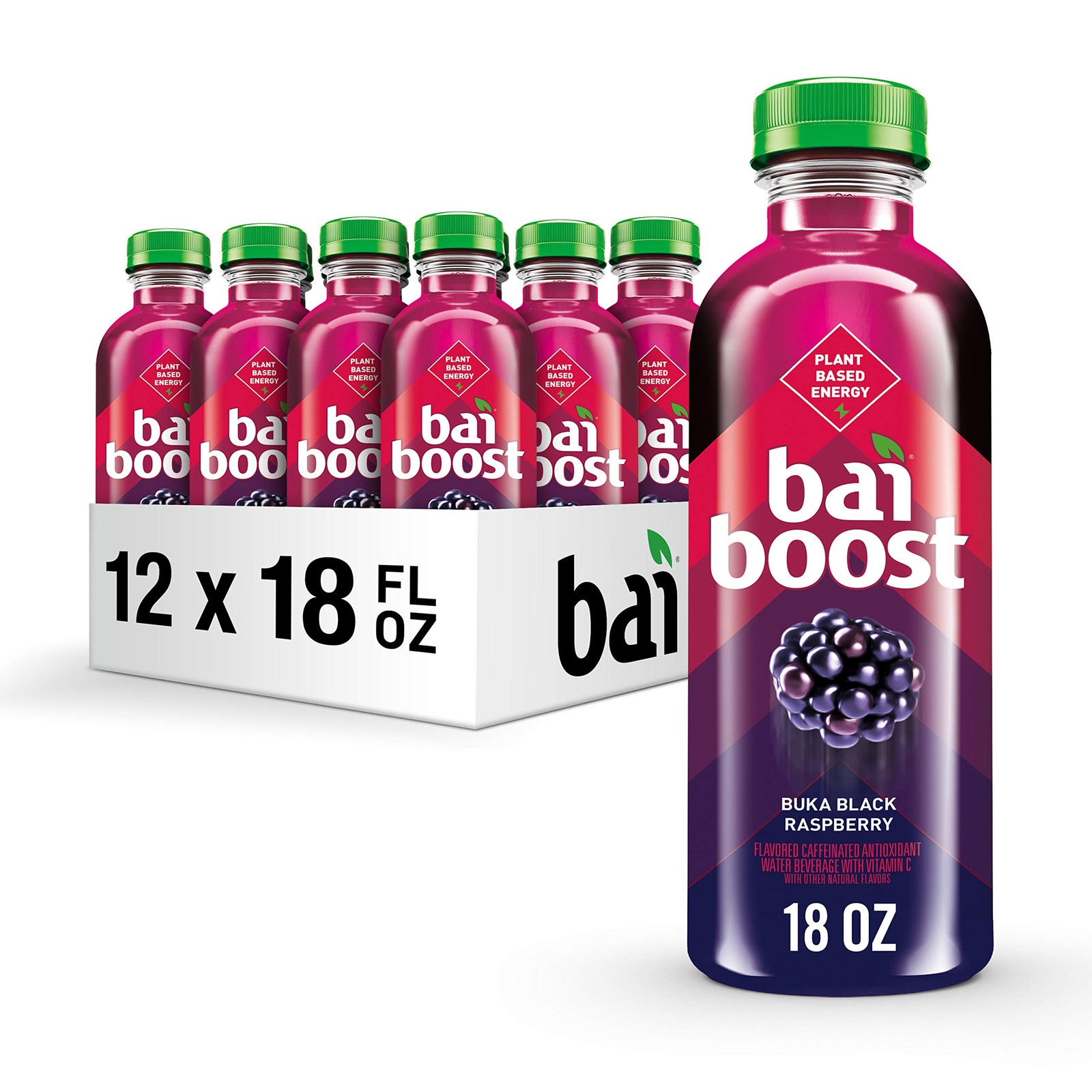 Bai Boost Buka Black Raspberry, Antioxidant Infused 18 Fl Oz (Pack of 12) Bai Boost Buka Black Raspberry, Antioxidant Infused 18 Fl Oz (Pack of 12)