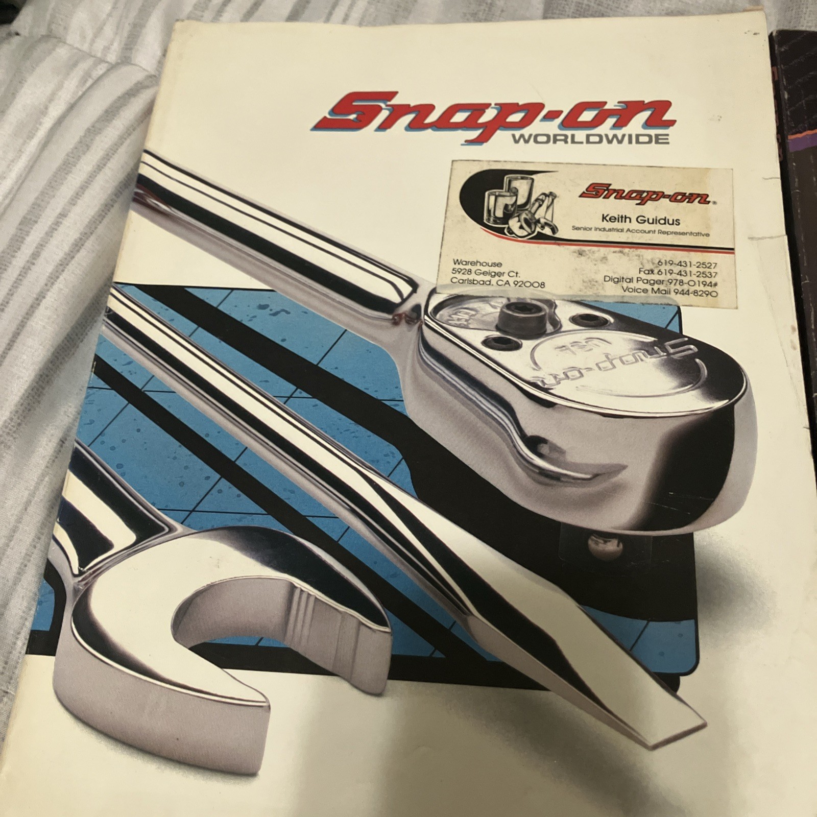 1991-1992 vintage snap on catalog Two Catalogs for One Price In Good Condition 1991-1992 vintage snap on catalog Two Catalogs for One Price In Good Condition