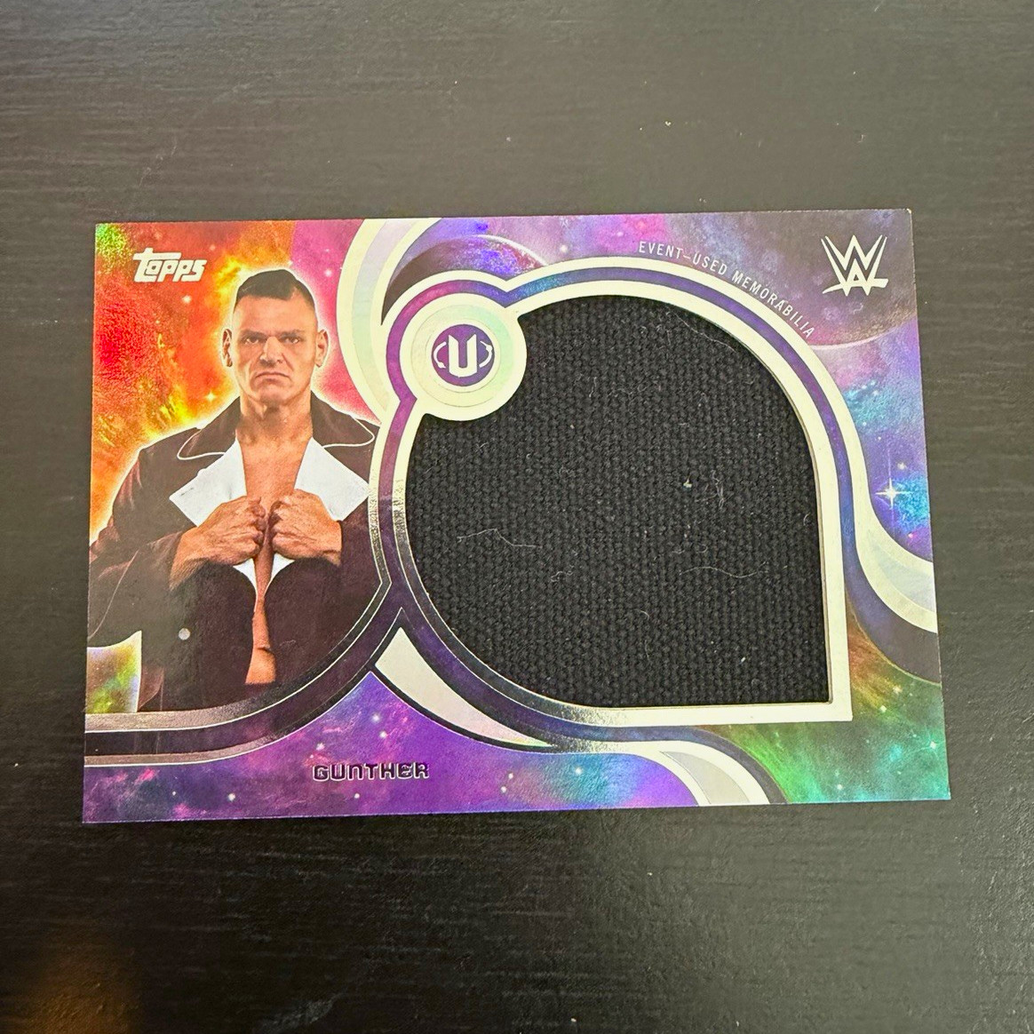 Topps 2026 Topps Universe WWE Authentics Gunther Relic Card #WA-GU