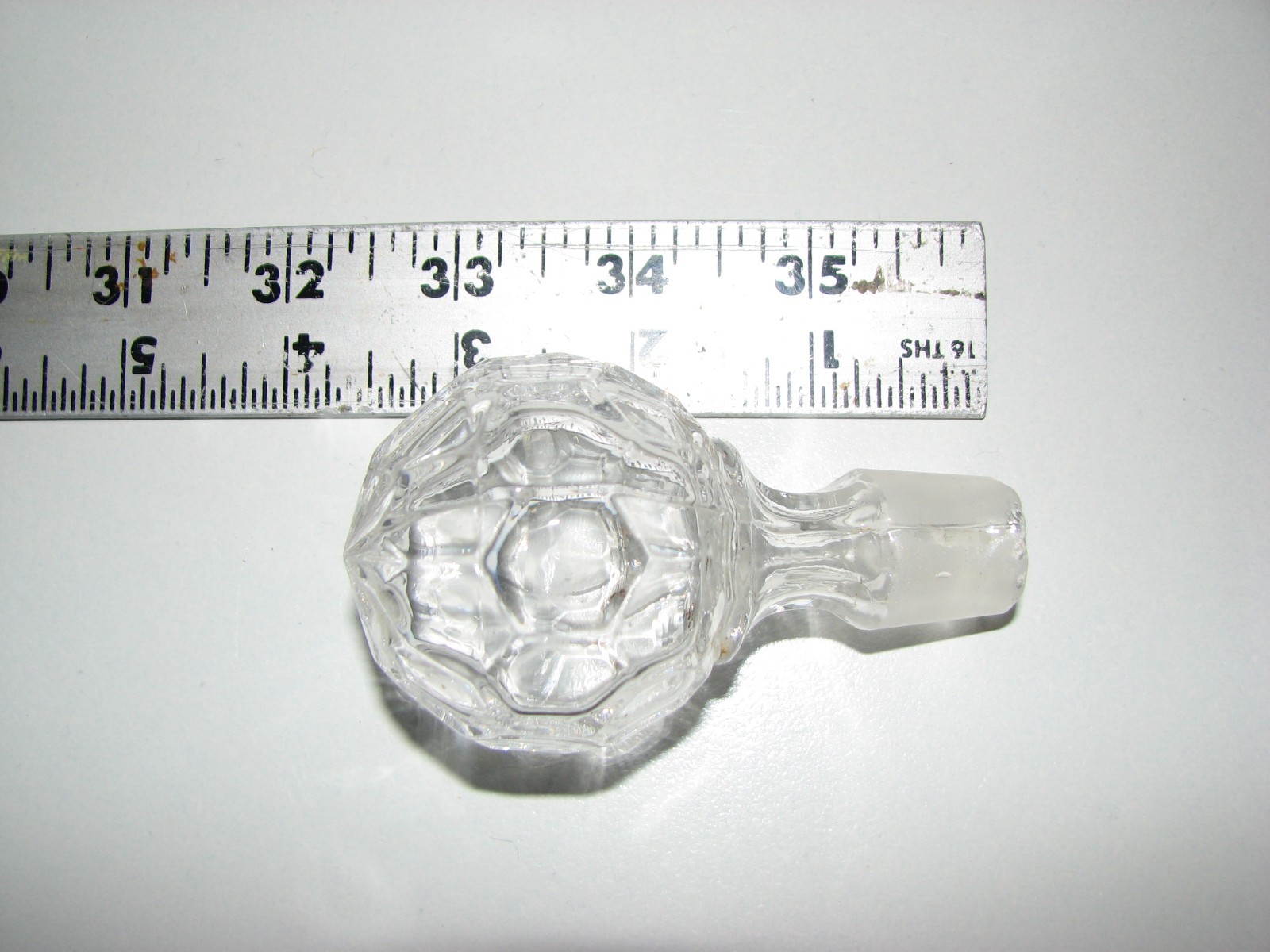 Vintage Hofbauer BYRDES Red Bird Lead Crystal Carafe Stopper ONLY