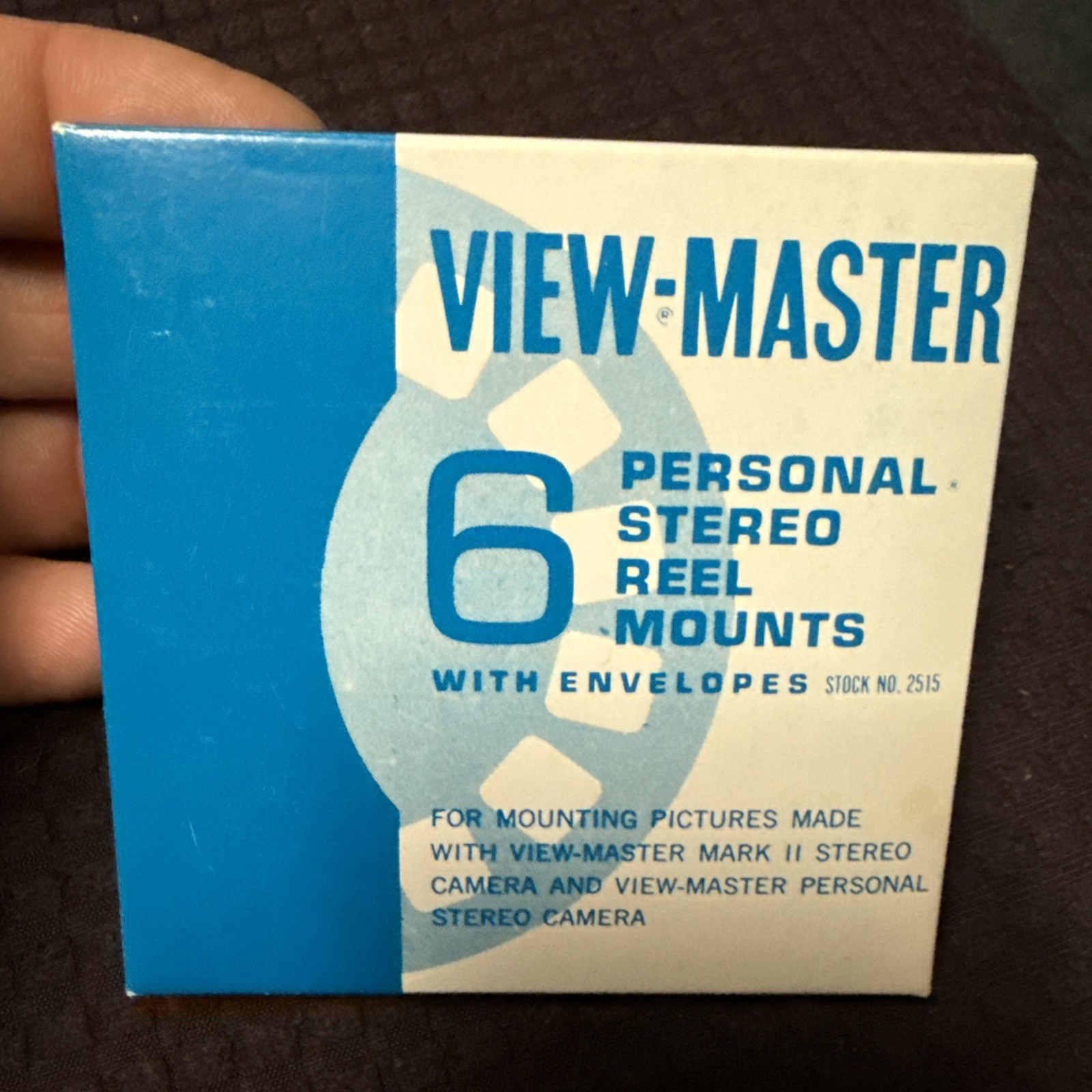 NOS GAF View-Master 6 Personal Stereo Reel Mounts with Envelopes - Blank Reels NOS GAF View-Master 6 Personal Stereo Reel Mounts with Envelopes - Blank Reels