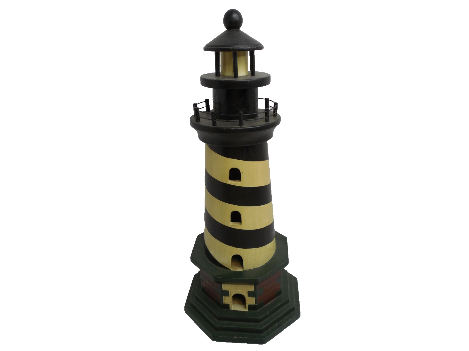 The Heritage Mint Ltd Collectibles Wooden Lighthouse 12.5 inches tall The Heritage Mint Ltd Collectibles Wooden Lighthouse 12.5 inches tall