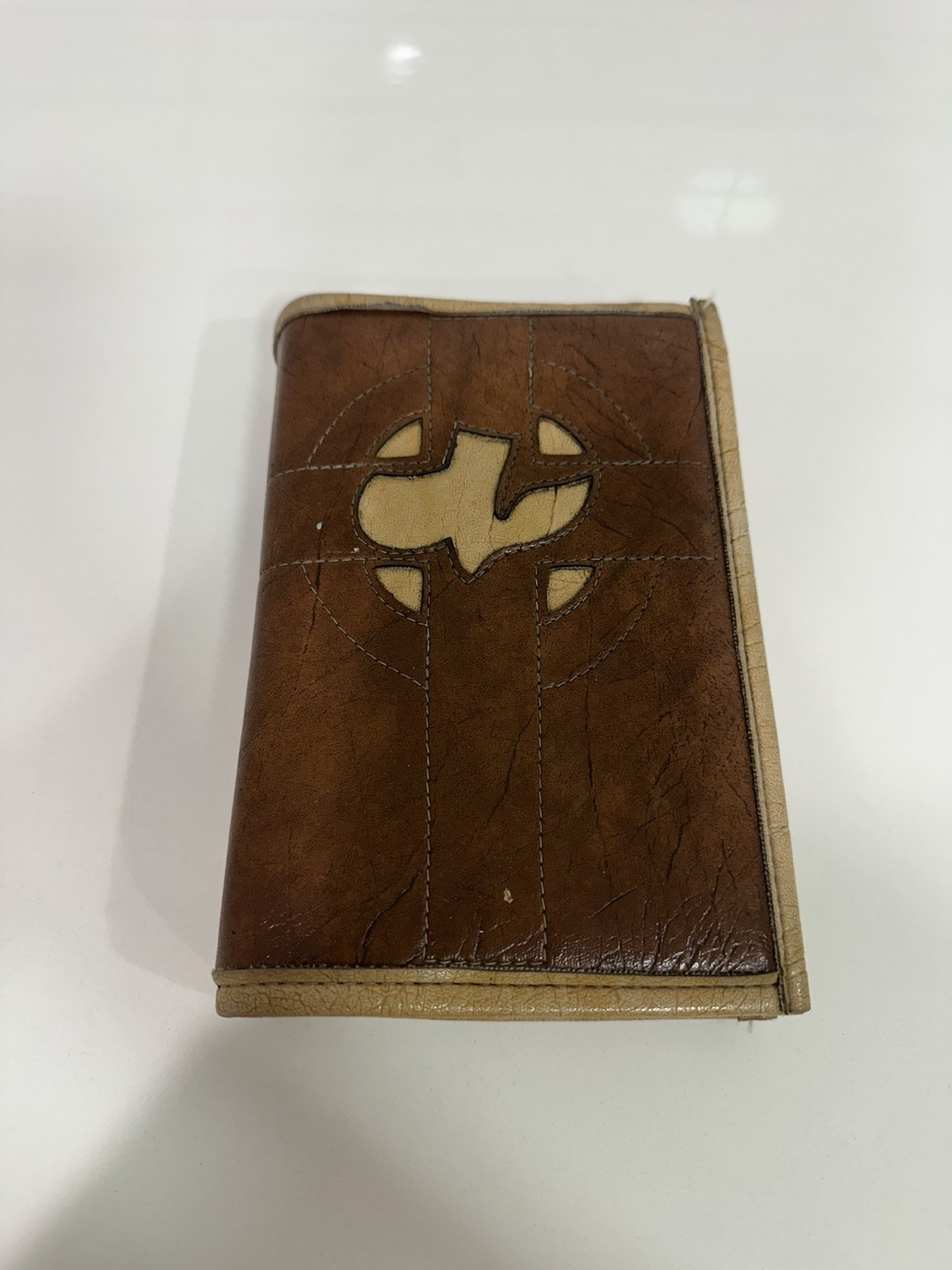 Vintage 1973 NASB Holy Bible Lockman Foundation Genuine Leather Cover Case Vintage 1973 NASB Holy Bible Lockman Foundation Genuine Leather Cover Case