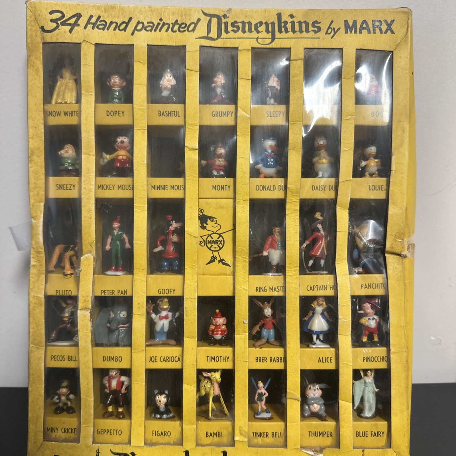 34 Hand Painted Marx Disneykins Disney Figurine Set in Box, 1\ 34 Hand Painted Marx Disneykins Disney Figurine Set in Box, 1\