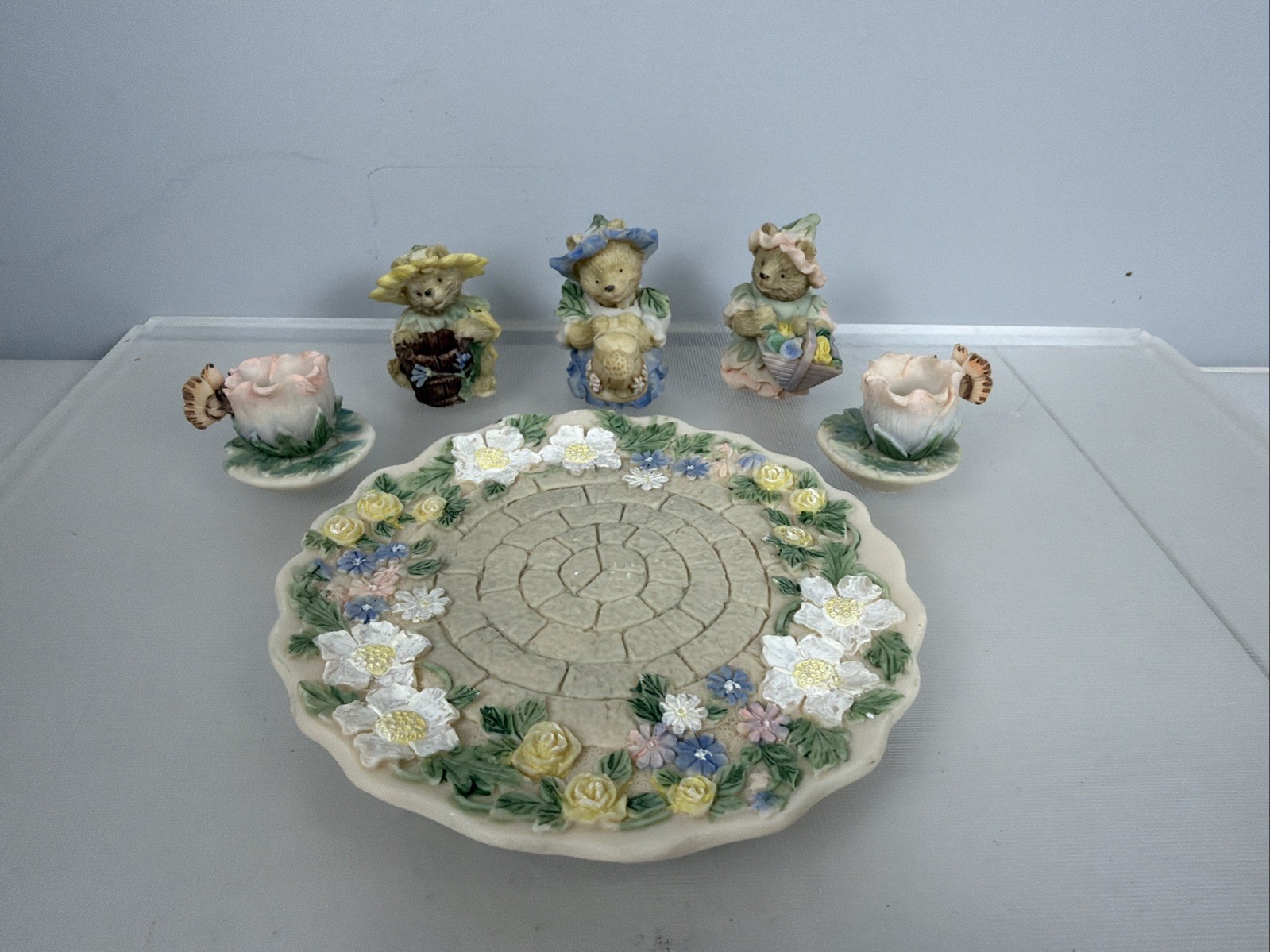 1996 Popular Imports Christmas Cute Bear Mini Tea Set 1996 Popular Imports Christmas Cute Bear Mini Tea Set