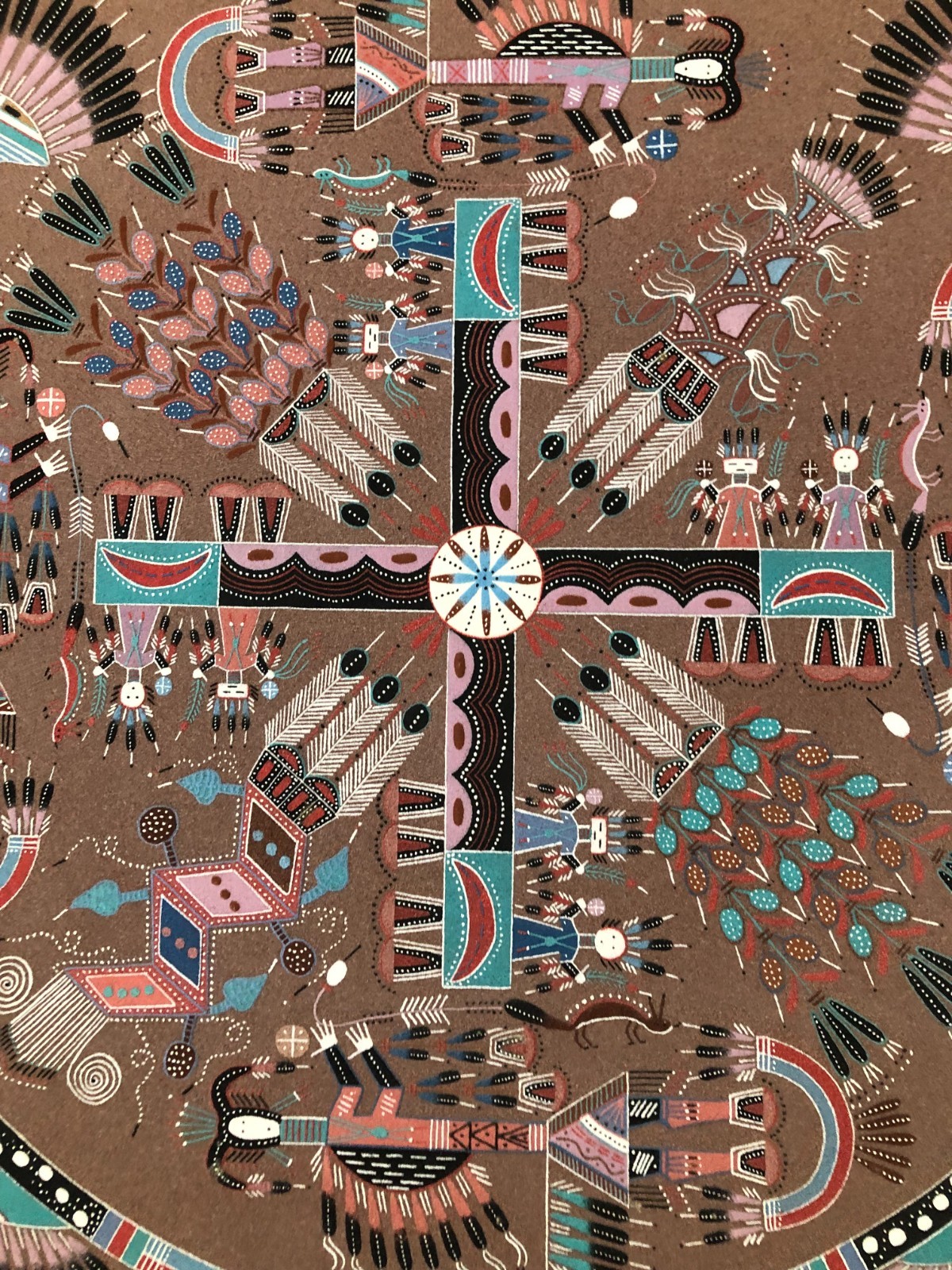 Navajo Sandpainting \ Navajo Sandpainting \