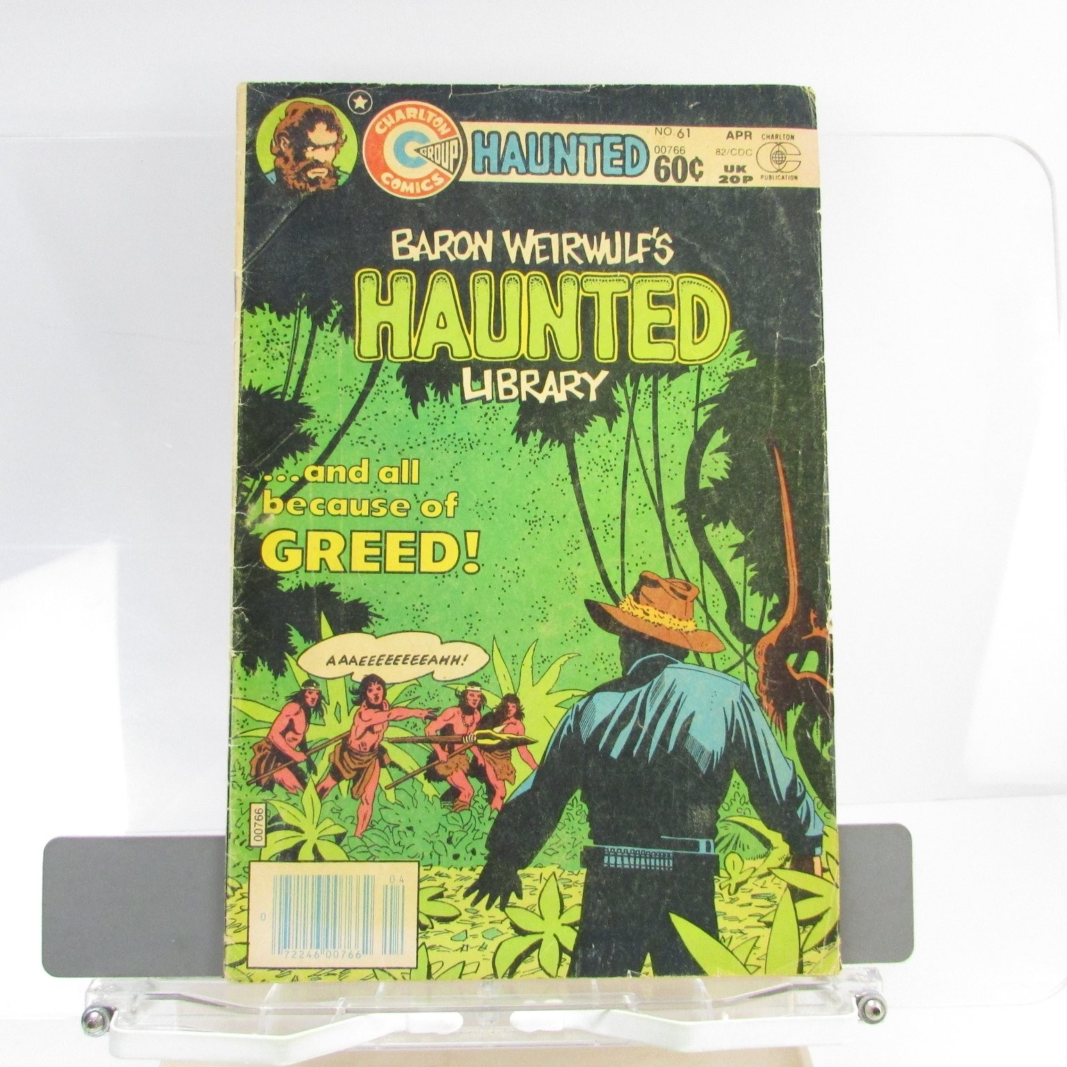 Haunted #61 Charlton Comics Baron Weirwulf's Haunted Library 1982