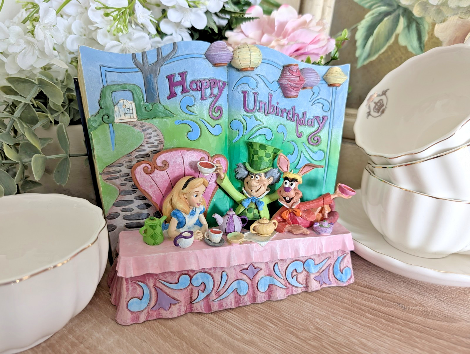 Disney Traditions Showcase Happy Unbirthday Alice In Wonderland Figurine 4062257