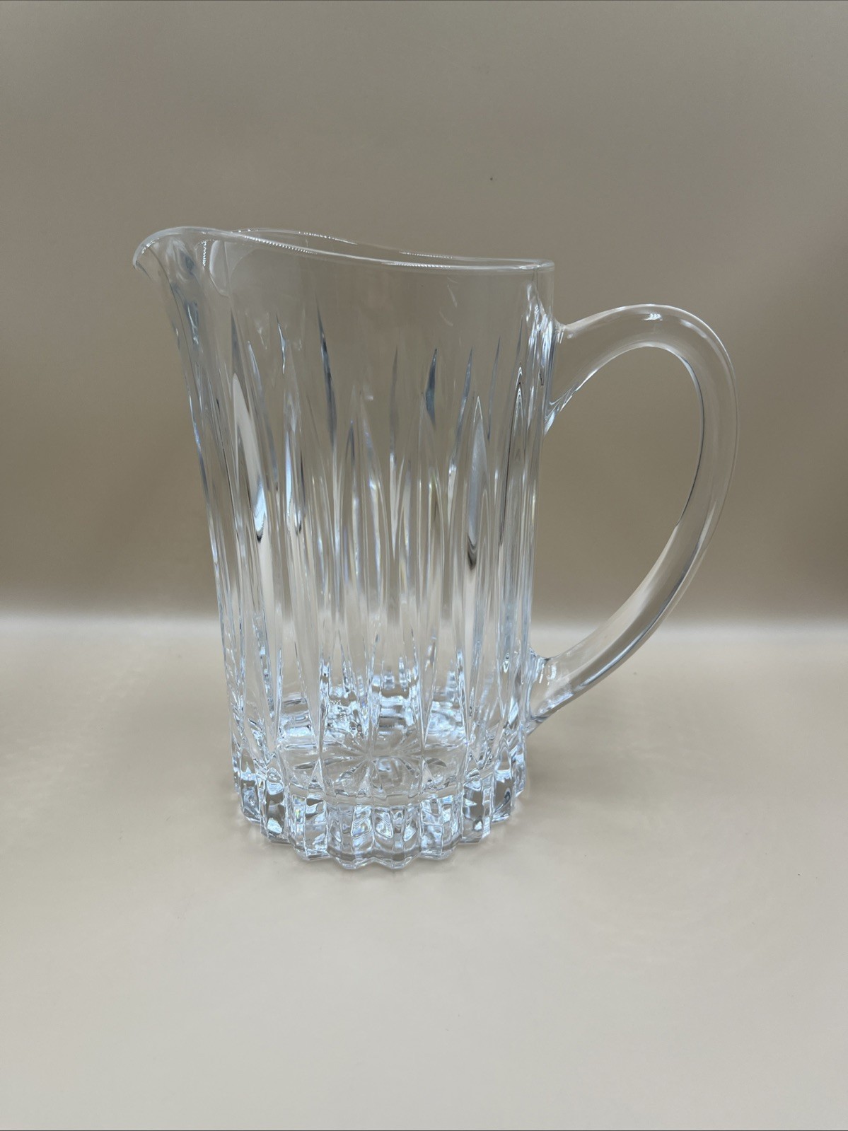 Vintage Heavy Lead Crystal pitcher 4 Lbs