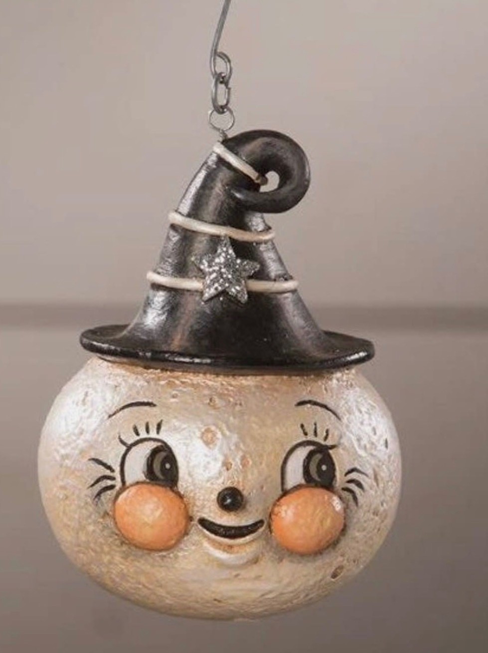 Bethany Lowe Johanna Parker Full Wanda Luna Moon Halloween Ornament NEW Bethany Lowe Johanna Parker Full Wanda Luna Moon Halloween Ornament NEW