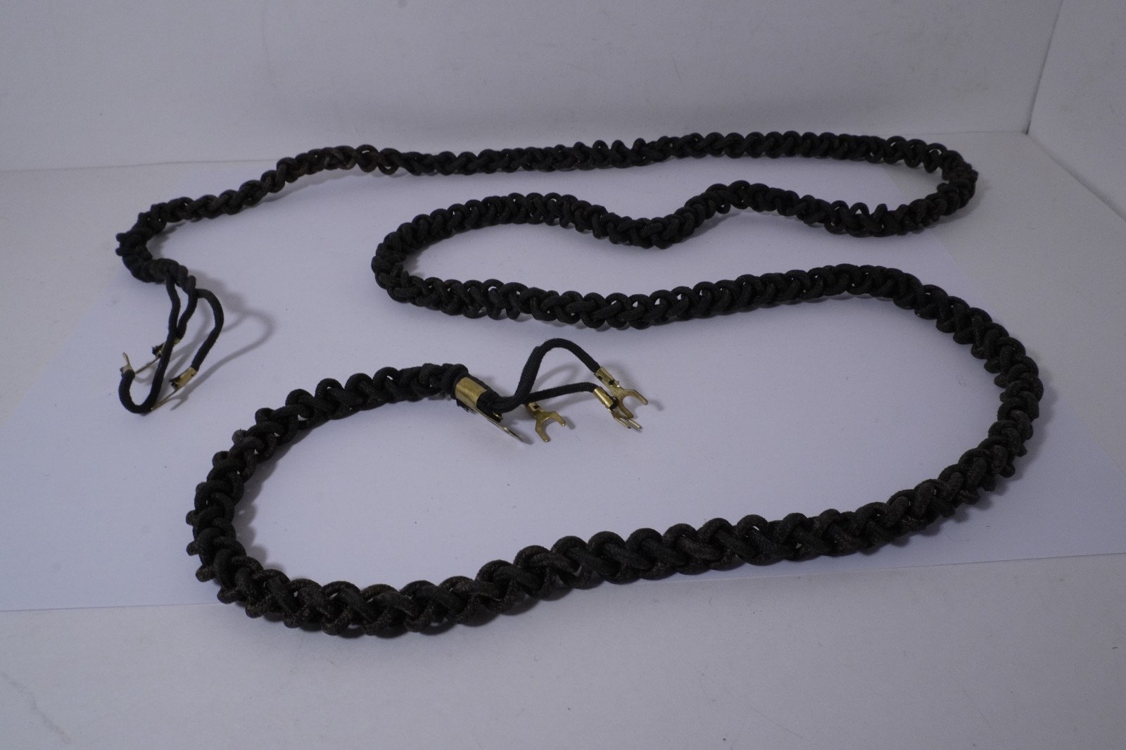 An Antique AUTOMATIC ELECTRIC 3 Cond. Cloth Braided HANDSET Cord Good Condition